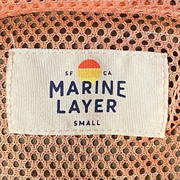 MARINE LAYER  Tacoma Anorak Utility Jacket Women's Oversized Small Green Hooded - Picture 13 of 16